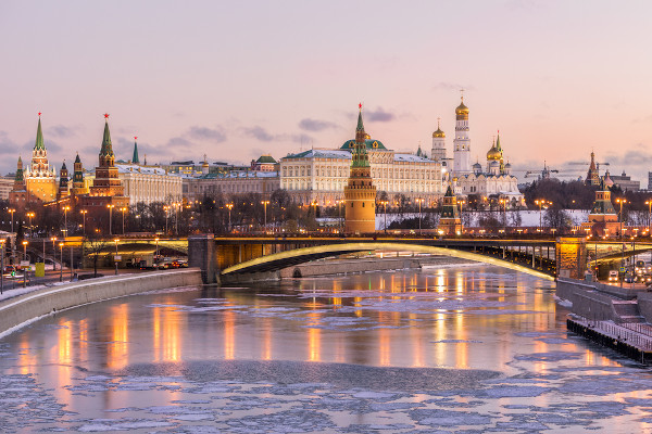 Moscou, capital russa, detém a maior população do país.